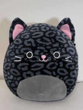 2/$10 Squishmallows Plush Leopard-Print Cat Stuffie